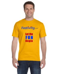 Men's Yellow T-Shirt